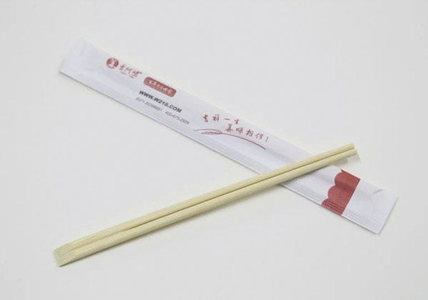 天削筷,紙?zhí)装b竹筷子